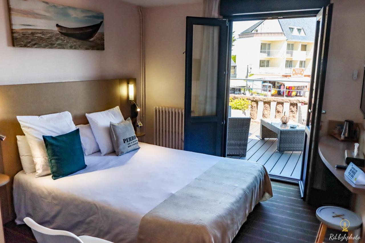 Logis Hotel Du Parc Perros-Guirec Exterior foto